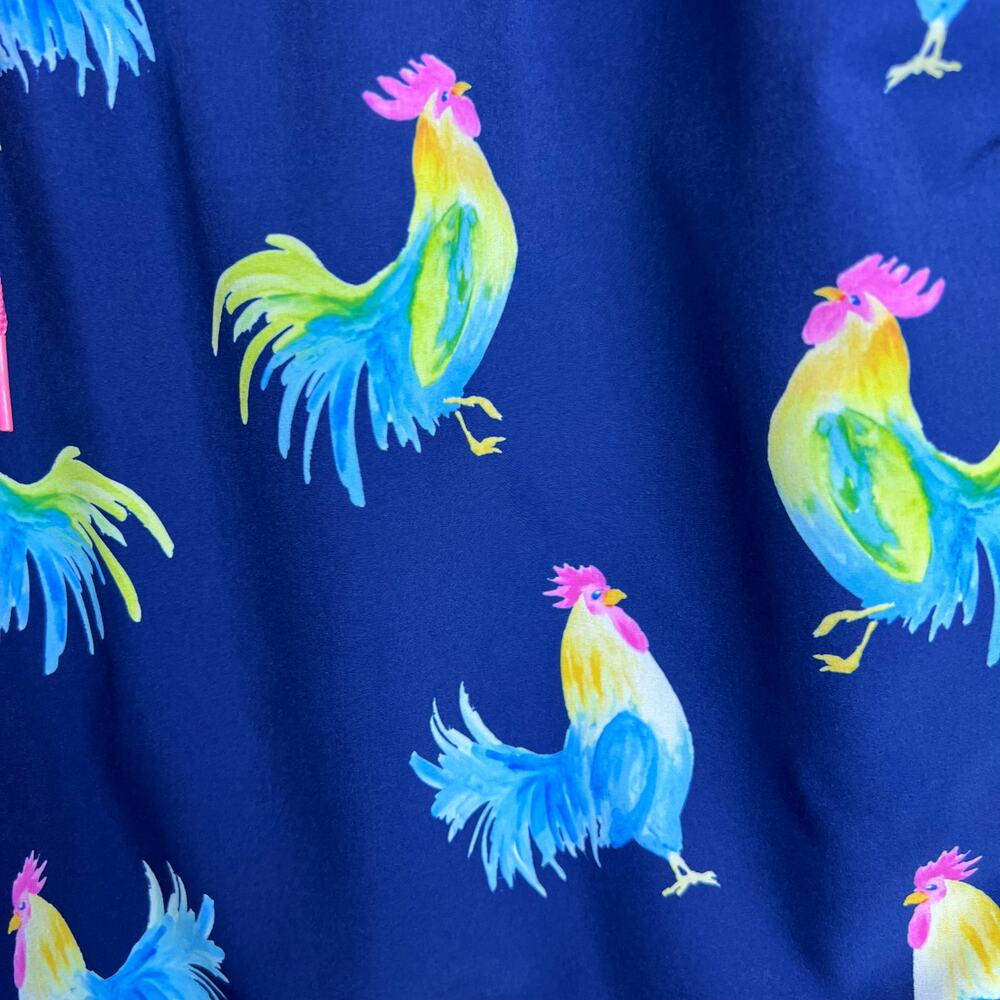 Chubbies The Fowl Plays Mens Classic Swim Trunks 5.5" Inseam in Navy Blue XXL - Picture 6 of 9